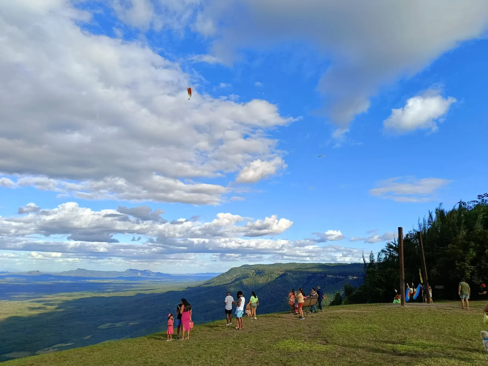 Vista de viagem pelas serras cearenses