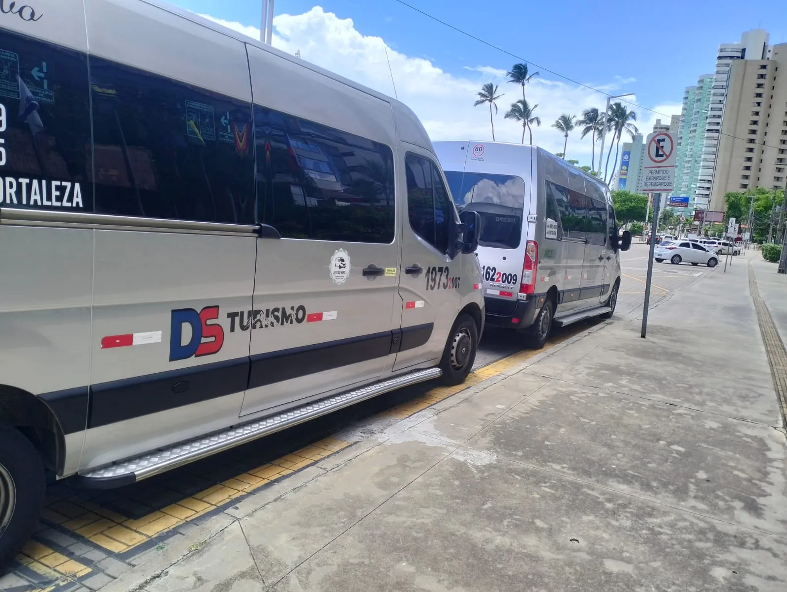 Vans operando em Fortaleza